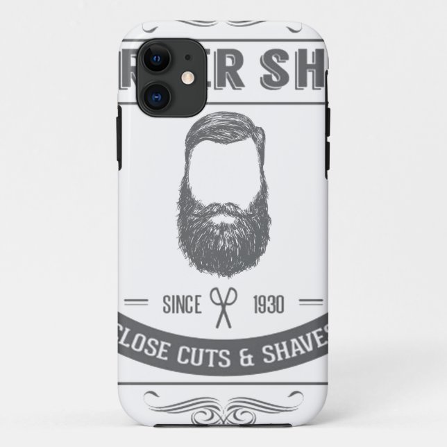 The barber shop Case-Mate iPhone case (Back)
