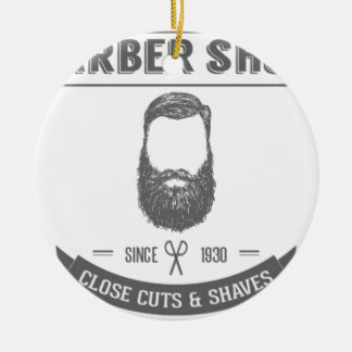 The barber shop ceramic tree decoration