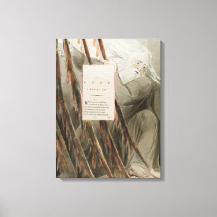 The Bard: A Pindaric Ode, from 'The Poems of Thoma Canvas Print