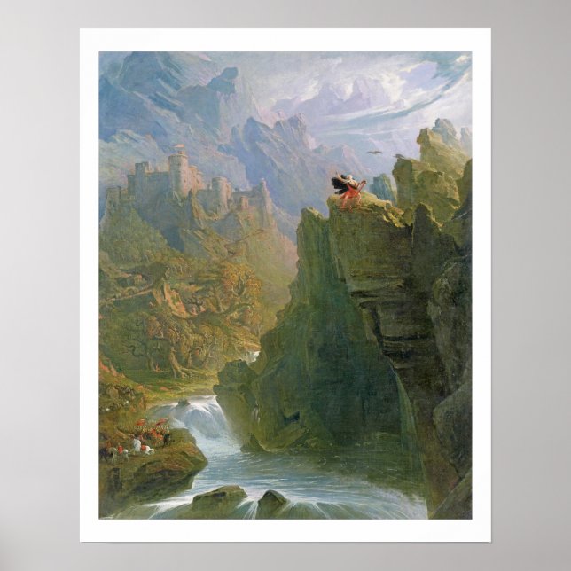 The Bard, c.1817 (oil on canvas) Poster (Front)