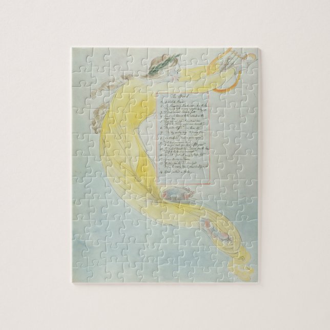 'The Bard', design 52 from 'The Poems of Thomas Gr Jigsaw Puzzle (Vertical)