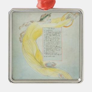 'The Bard', design 52 from 'The Poems of Thomas Gr Metal Tree Decoration
