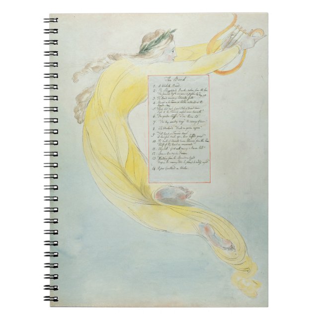 'The Bard', design 52 from 'The Poems of Thomas Gr Notebook (Front)