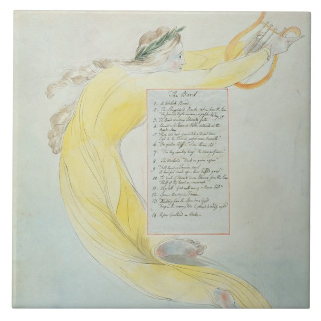'The Bard', design 52 from 'The Poems of Thomas Gr Tile (Front)
