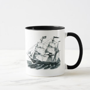 The Bark "Florida" Sailing Ship Bookmark Mug