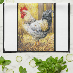 The Barn Rooster Tea Towel