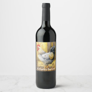The Barn Rooster Wine Label