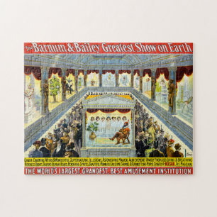 The Barnum and Bailey greatest show on earth, 1898 Jigsaw Puzzle