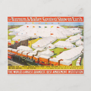 The Barnum & Bailey Greatest Show On Earth Postcard