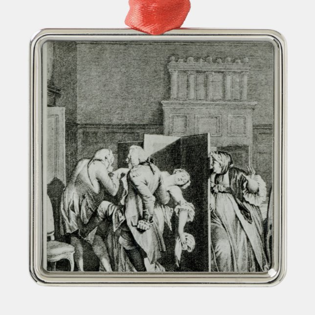 The Baron...saluted Candide Metal Tree Decoration (Front)
