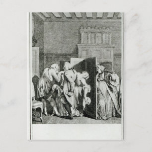 The Baron...saluted Candide Postcard