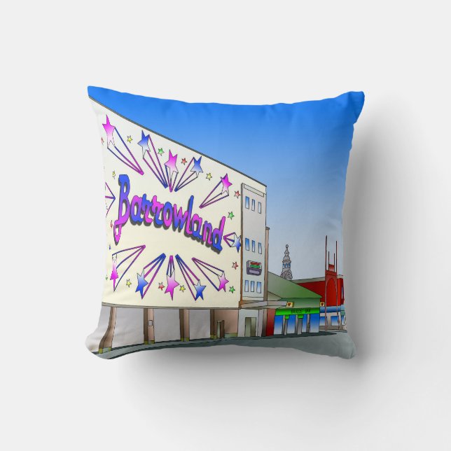 The Barras Glasgow Scotland Cushion (Front)