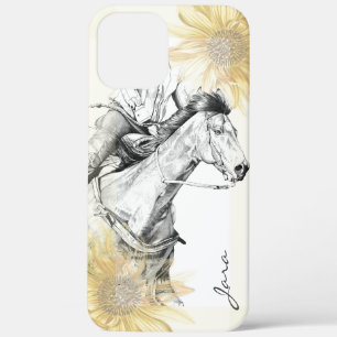 The Barrel Racer (sunflowers) iPhone 12 Pro Max Case