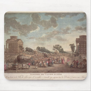 The Barrier at the Champs Elysees Mouse Mat