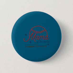 The Barry Mama Rookie Baseball Birthday 6 Cm Round Badge