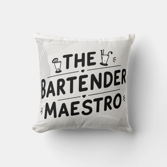 The bartender Maestro  Cushion (Front)