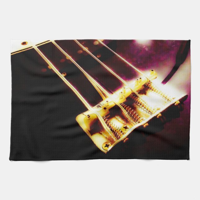 The Base of a Bass Tea Towel (Horizontal)