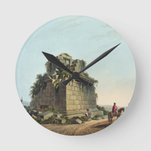 The Base of a Colossal Column near Syracuse, plate Round Clock