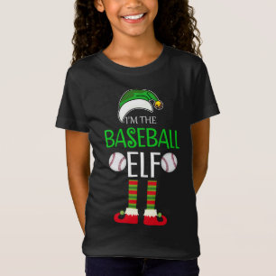 The Baseball Elf Sport Matching Family Christmas G T-Shirt