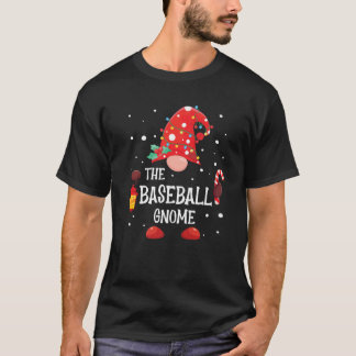 The Baseball Gnome Matching Family Christmas Gnome T-Shirt