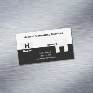 The Basic Black and White Business Card
