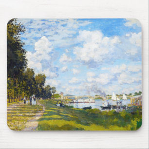 The Basin at Argenteuil Claude Monet Mouse Mat