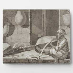 The Basket Maker, from Volume II Arts and Trades o Plaque