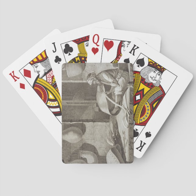 The Basket Maker, from Volume II Arts and Trades o Playing Cards (Back)