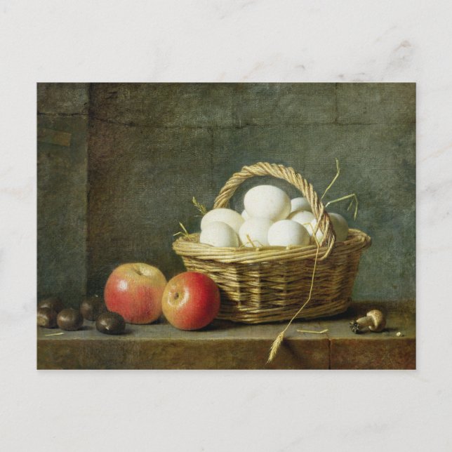 The Basket of Eggs, 1788 Postcard (Front)
