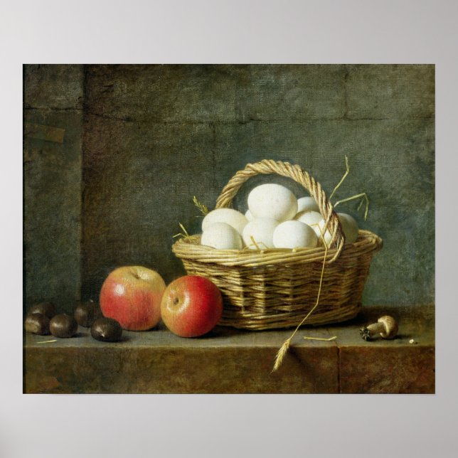 The Basket of Eggs, 1788 Poster (Front)