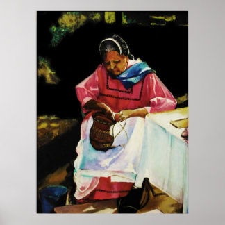 The Basket Weaver Poster