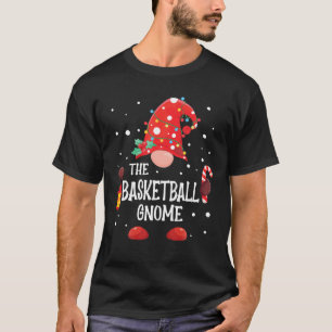 The Basketball Gnome Matching Family Christmas T-Shirt