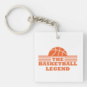 The basketball legend for coach key ring