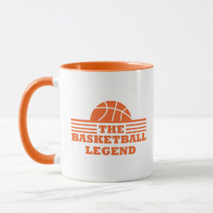 The basketball legend orange ball mug