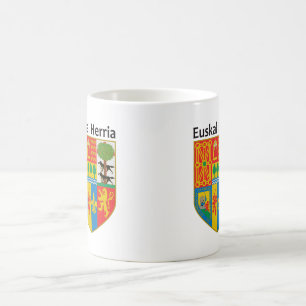 The Basque Country (Euskal Herria) coat of arms, Coffee Mug