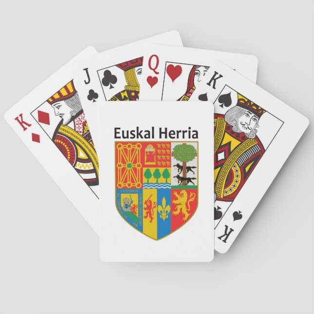 The Basque Country (Euskal Herria) coat of arms, Playing Cards (Back)