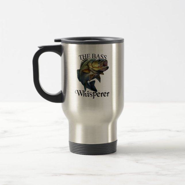 The Bass Whisperer Light Boat Mug (Left)