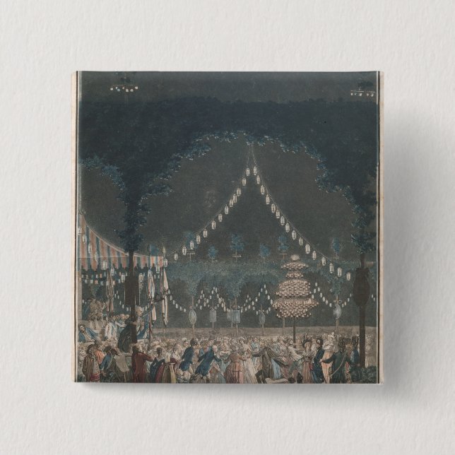 The Bastille Ball 15 Cm Square Badge (Front)
