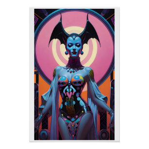 The Bat Goddess Will Let You Grovel Now Poster