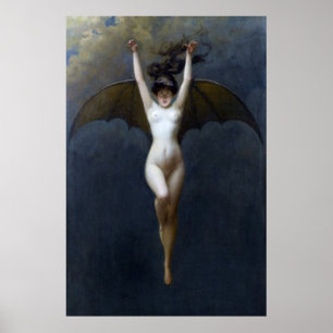 The Bat Woman Albert Joseph Penot Poster