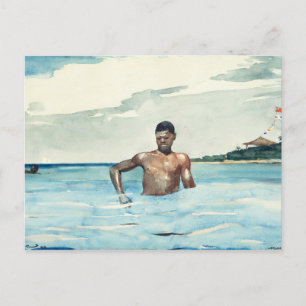 The Bather, 1899 Postcard