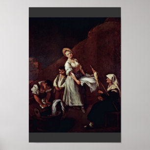 The Bathers By Longhi Pietro (Best Quality) Poster