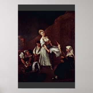 The Bathers By Longhi Pietro (Best Quality) Poster