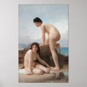 The Bathers by William-Adolphe Bouguereau Poster