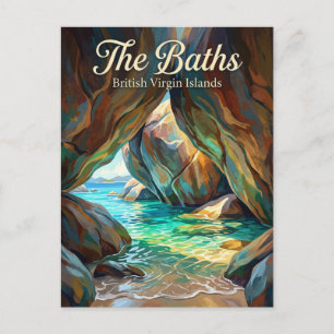 The Baths British Virgin Islands Postcard