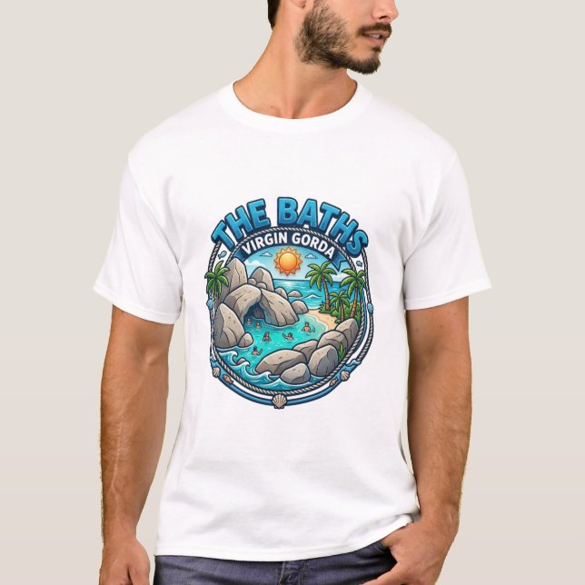 THE BATHS BRITISH VIRGIN ISLANDS T-Shirt (Front)