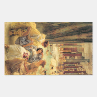 The Baths of Caracalla Rectangular Sticker