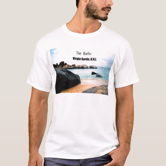 The Baths, Virgin Gorda B.V.I. T-Shirt (Front)