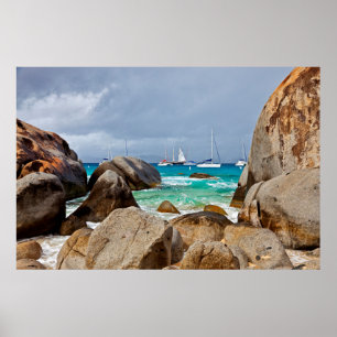 The Baths, Virgin Gorda, British Virgin Islands Poster