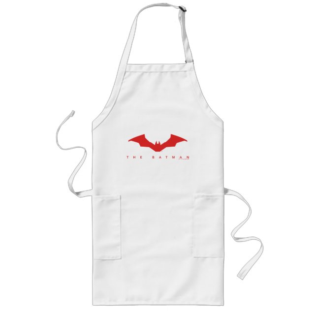 The Batman Bat Logo Long Apron (Front)